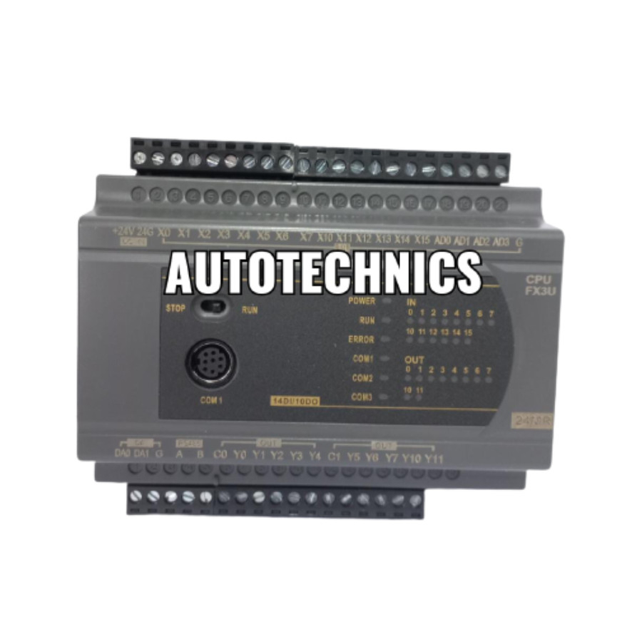 PLC FX3U 24MR FX3U-24MT RS232 RS485 24VDC PLC