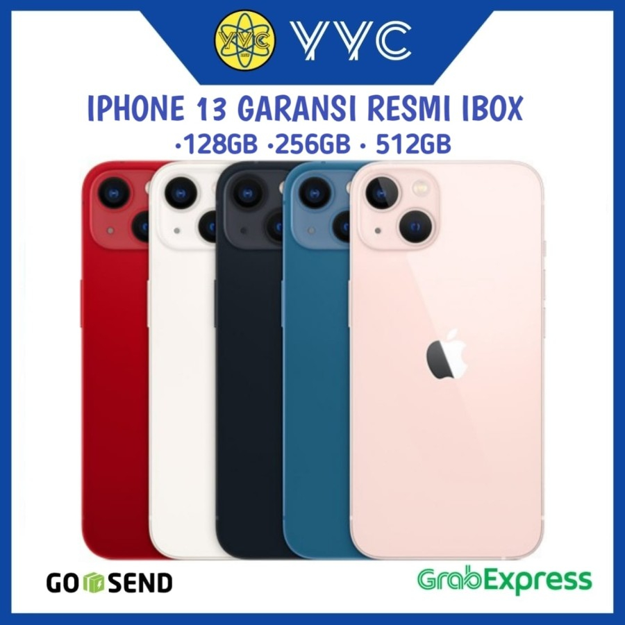IPHONE 13 RAM INTERNAL 128GB 256GB 512GB GARANSI RESMI TAM IBOX