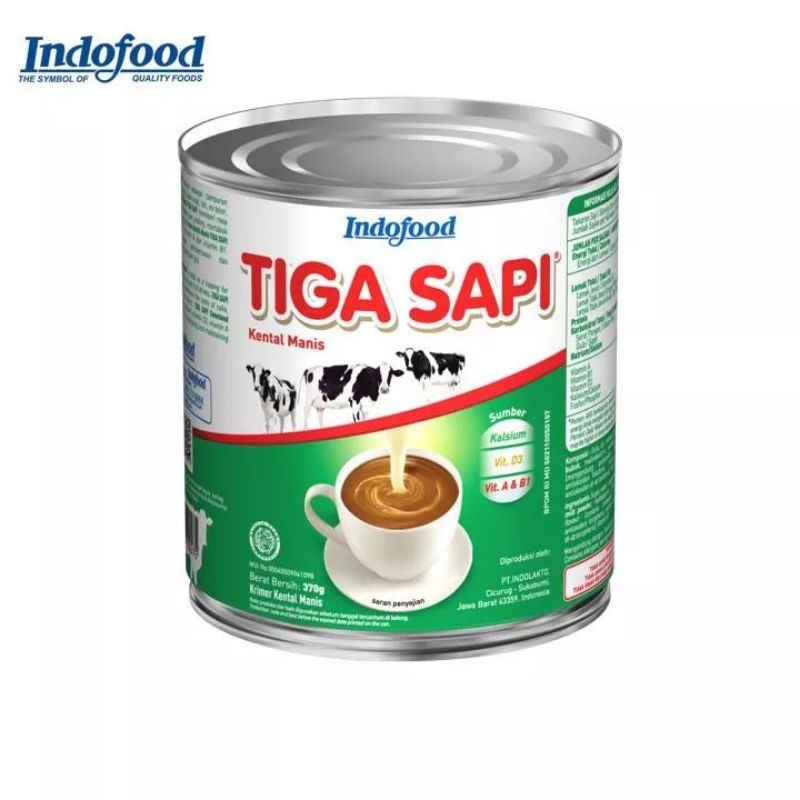 

susu kental manis cap tiga sapi 370 gram - KIRIM INSTAN