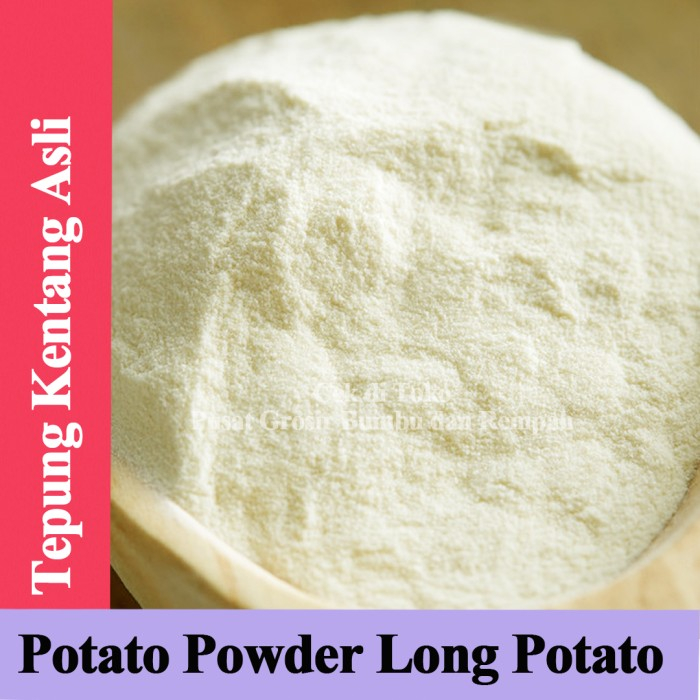 

TEPUNG KENTANG 1 KG / POTATO FLAKES POWDER / TEPUNG KENTANG HALUS 1 KG / POTATO POWDER
