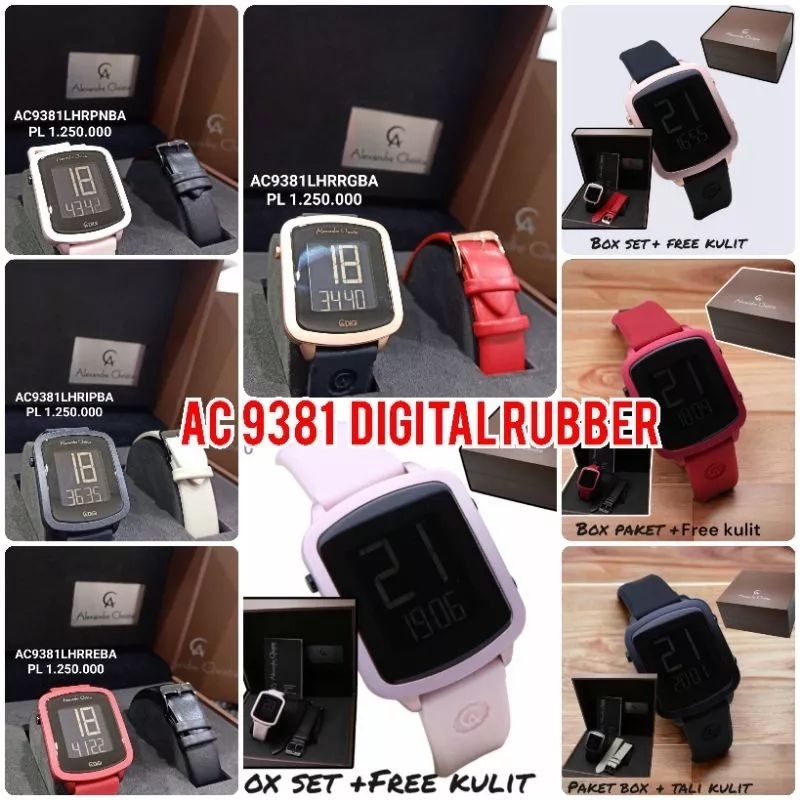 AC9381 KARET / ALEXANDRE RUBBER AC 9381 DIGITAL ORIGINAL + EXTRA LEATHER
