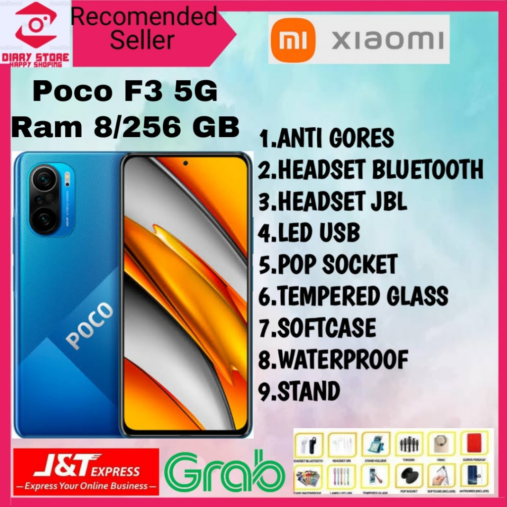 Xiaomi Poco F3 5G RAM 8/256GB & 6/128GB Garansi Resmi Xiaomi Indonesia BANYAK BONUS