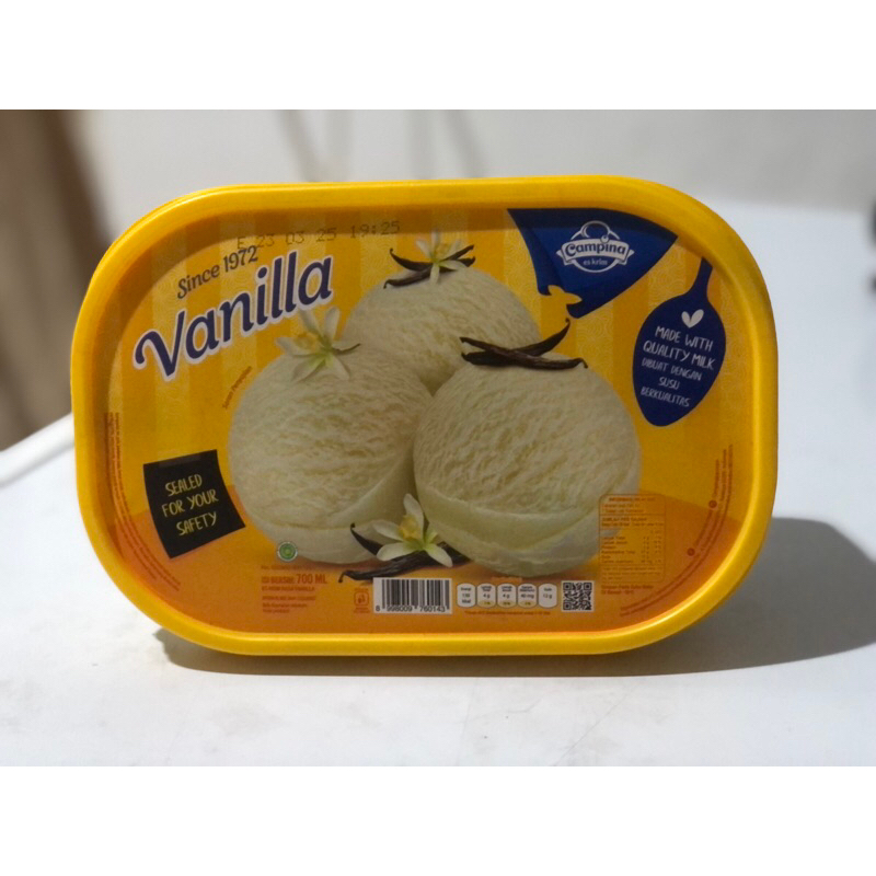 

Ice Cream Campina / Es Krim Campina 700ml - Vanilla