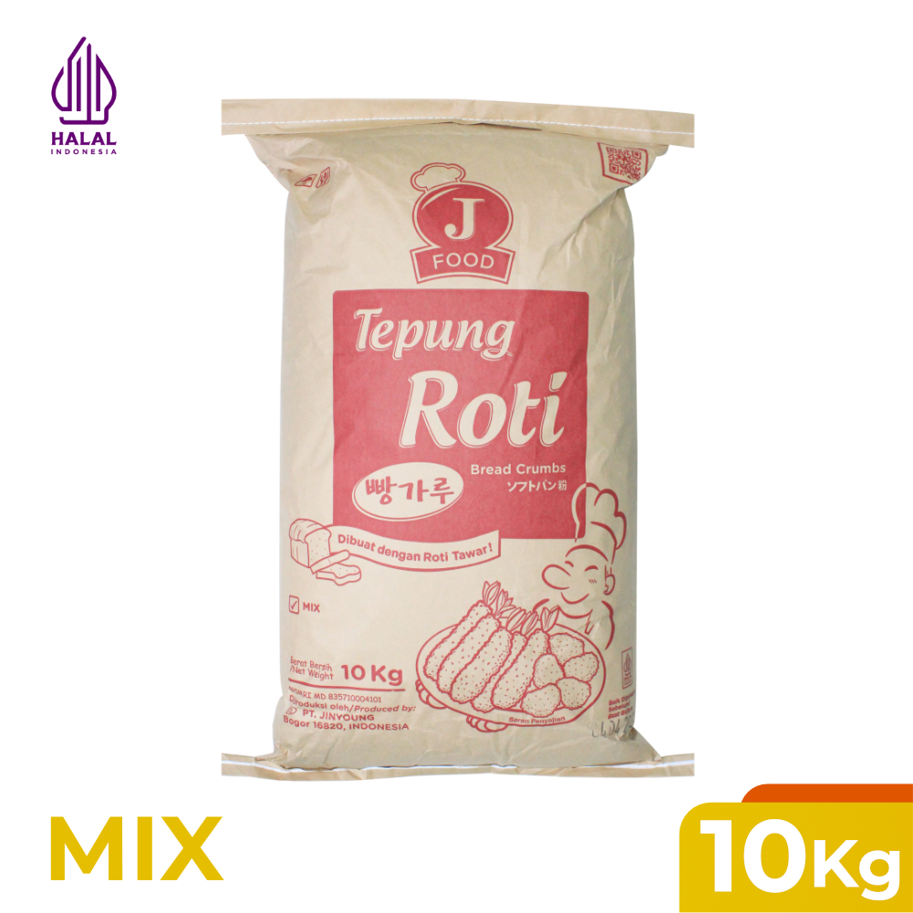 

J FOOD Tepung Roti Mix 10 Kg (1 Sak)