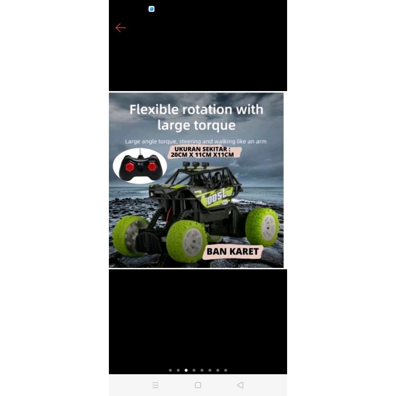 MAINAN ANAK MOBIL REMOTE CONTROL RC  MONSTER CHARGE CROSS