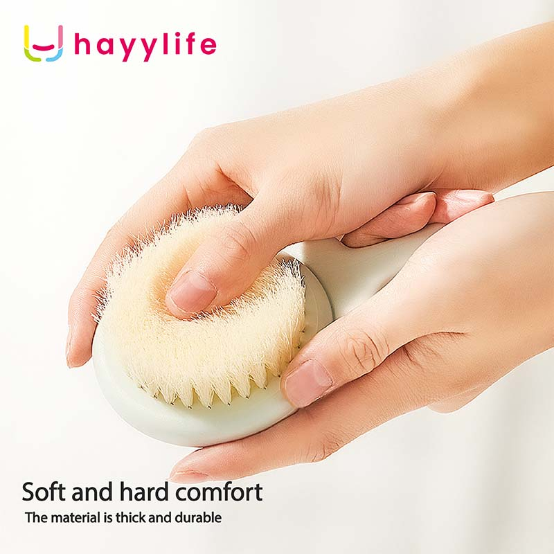 SOOKA Sikat Mandi bentuk Bunga  - Sikat Mandi bentuk bunga untuk menggosok bagian punggung dengan gagang panjang dan bulu lembut yang ramah terhadap kulit tubuh HL-BAB864