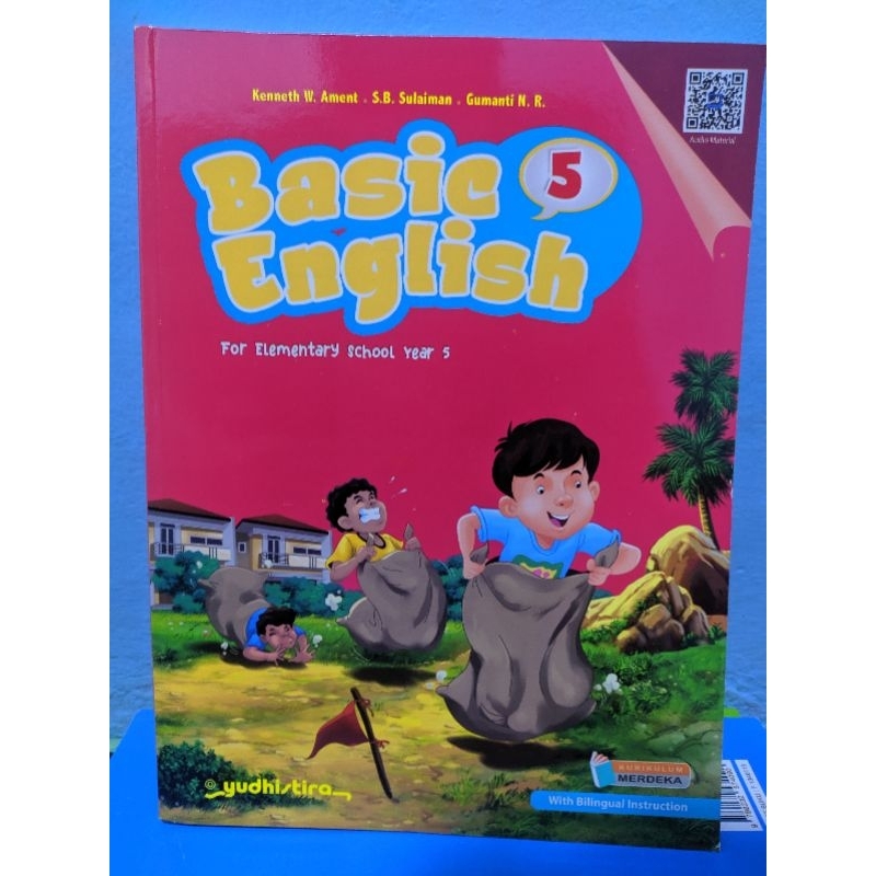 

BUKU Basic English / Bahasa Inggris Kelas 5/V SD/MI Kurikulum Merdeka/K-22 Yudhistira (Penggerak)