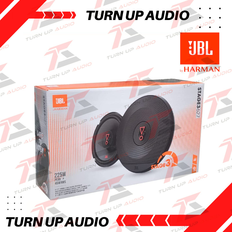Speaker Coaxial JBL Stage3 627 6.5 Inch Mid Bass Built in Tweeter