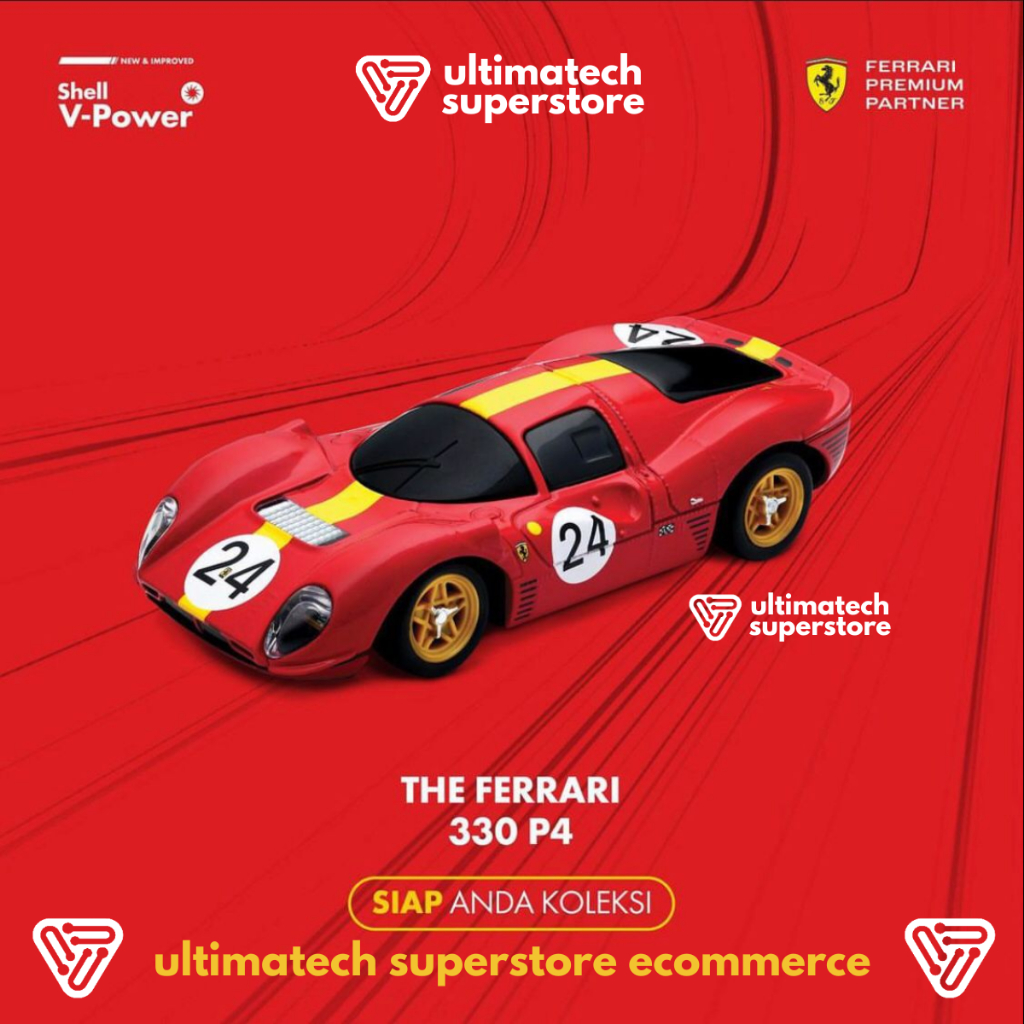 SHELL FERRARI NEW ERA COLLECTION THE FERRARI 330 P4 Shell Ferrari New Era Ferrari 330 P4 1:41 Diecas