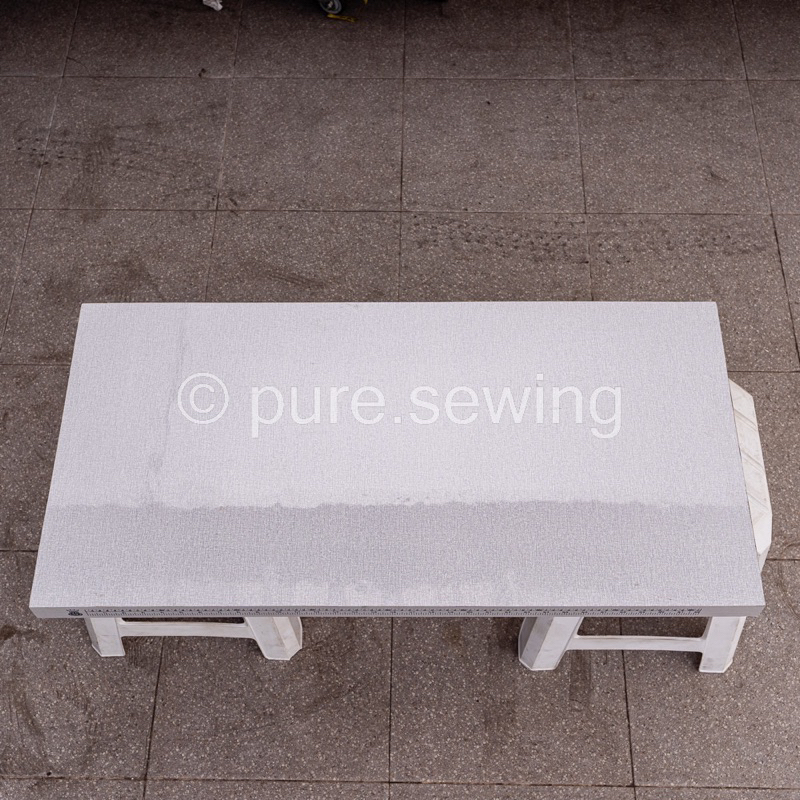 Meja Papan Mesin Jahit Polos / Buntu Putih Formika