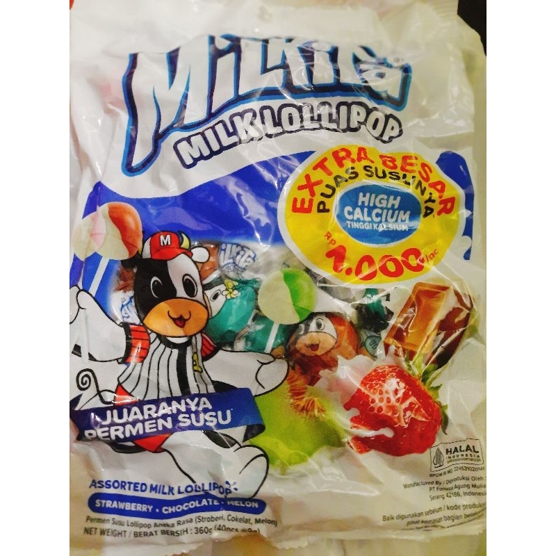 

Permen Lolipop Milkita Refill isi 40 pc