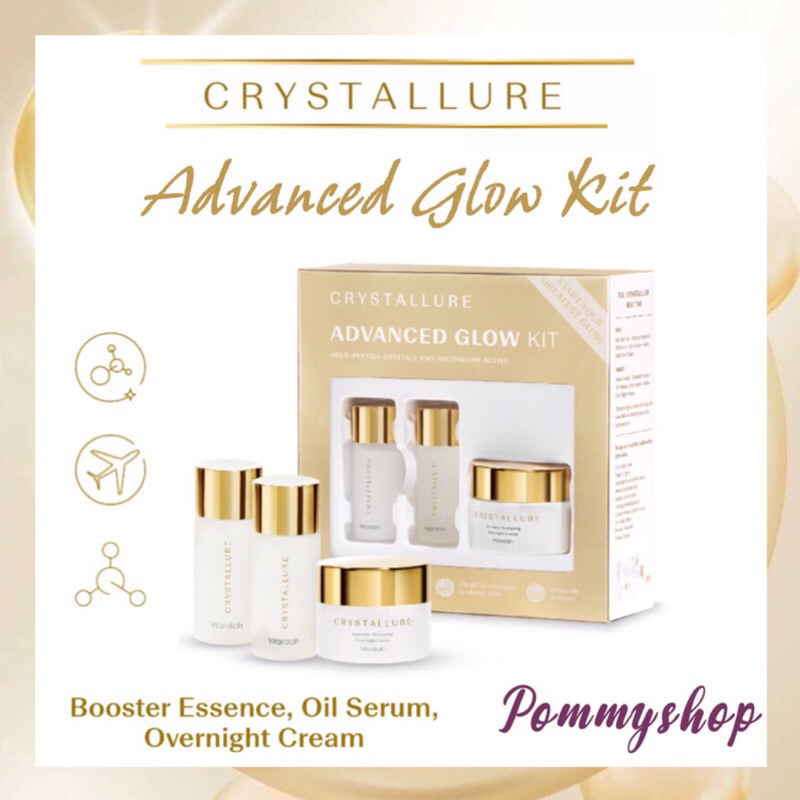 Wardah Crystallure Advanced Glow Kit | Travel Kit