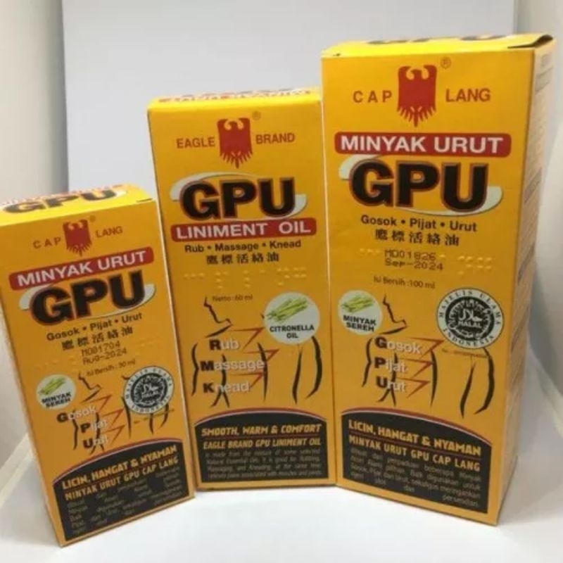 Cap Lang GPU Minyak Urut - GPU Minyak Urut