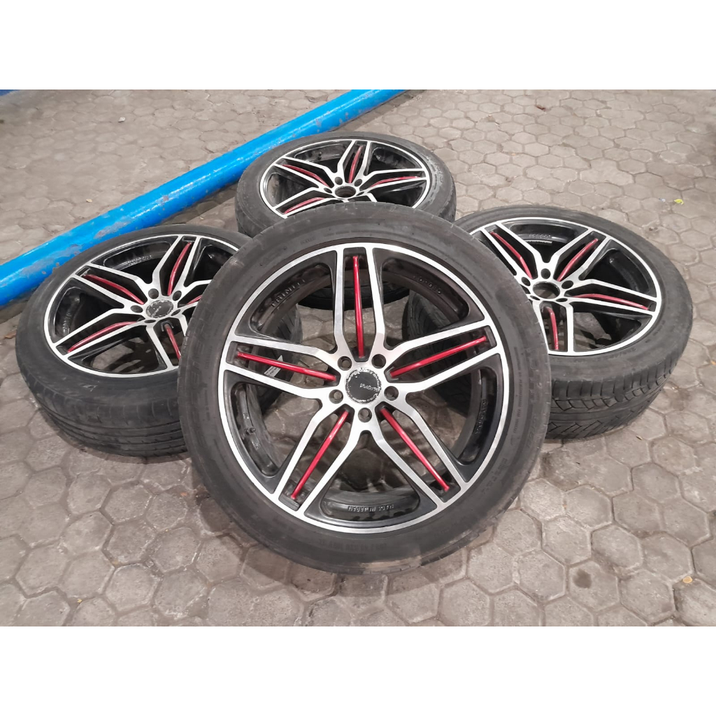 VELG BEKAS RAYS RACING R20X8,5 BAUT 5 PCD 5X114 ET43