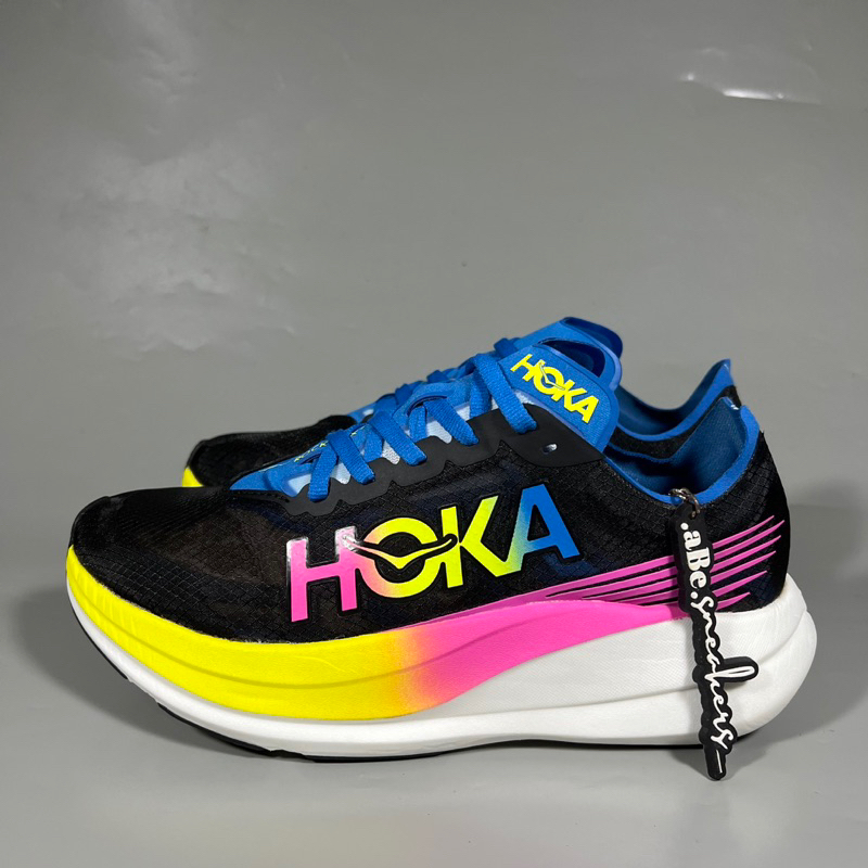 Hoka One One Rocket X2 X 2 Black Rainbow