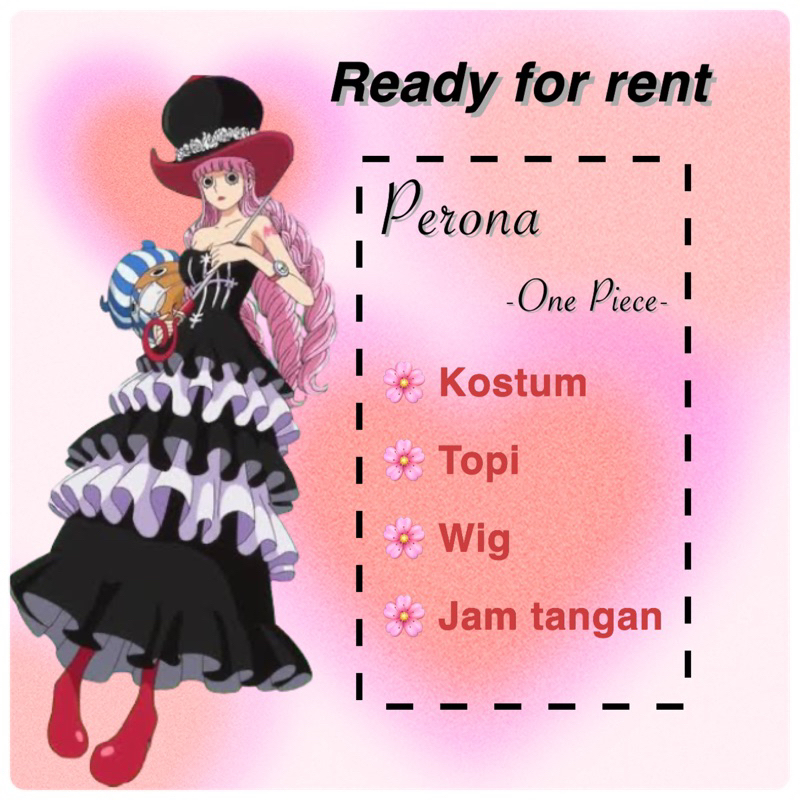 Rental Cosplay Perona One Piece