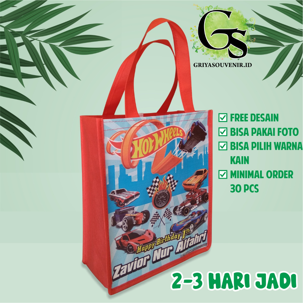 

TAS ULTAH ANAK | TAS ULANG TAHUN CUSTOM | GOODIE BAG ULTAH | SOUVENIR ULTAH