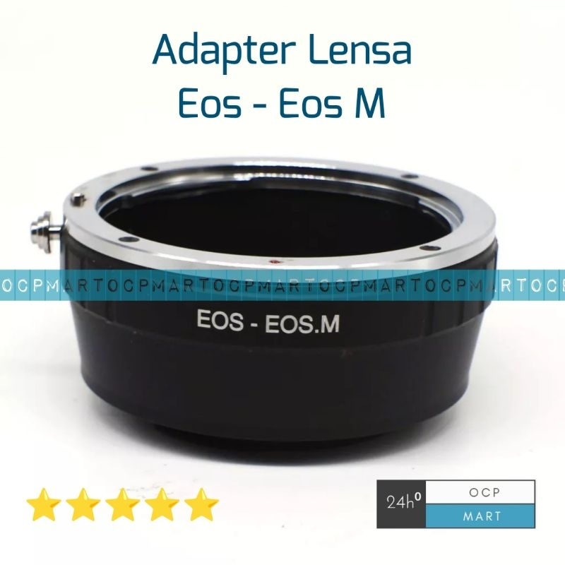 Adapter Lensa Canon Eos to Eos M - Mount EF EF-S SLR DSLR to M EF-M Mirrorless