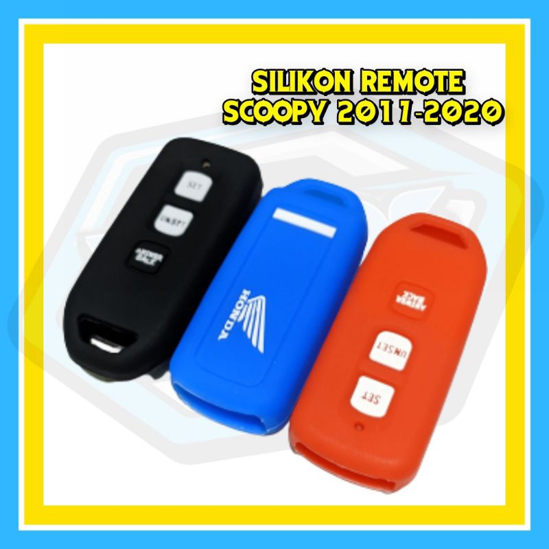 Sarung remote silikon Scoopy 2017 2018 2019 2020