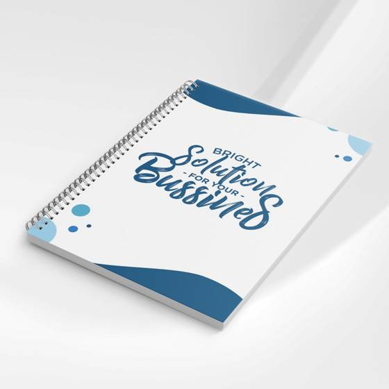 

Blocknote / Notes / notebook Jilid Spiral ukuran A5 Custom isi 50lbr