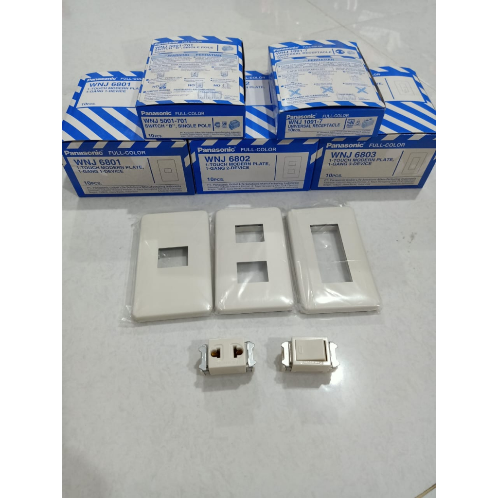 PLAT PANASONIC / SAKLAR PANASONIC / STOP KONTAK PANASONIC MODEL LAMA
