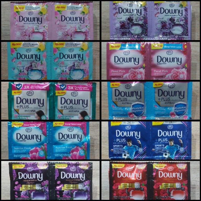 DOWNY sachet pewangi pakaian 10ml/12sachet