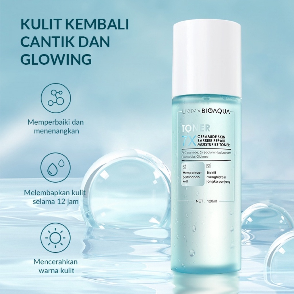 MFI - BIOAQUA 7X Ceramide Skincare Series | Toner | Clenaser | Cream | Serum