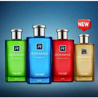 Romano Eau De Cologne 100ml - EDC | Force - Grandiose - Attitude - Vision