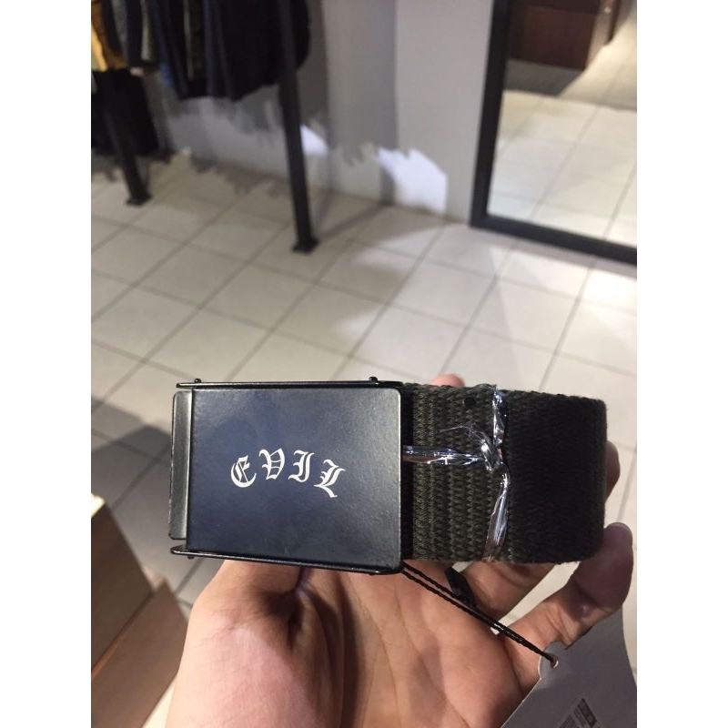 EVIL ARMY BELT PRIA-HOOOPS KAYUTANGI