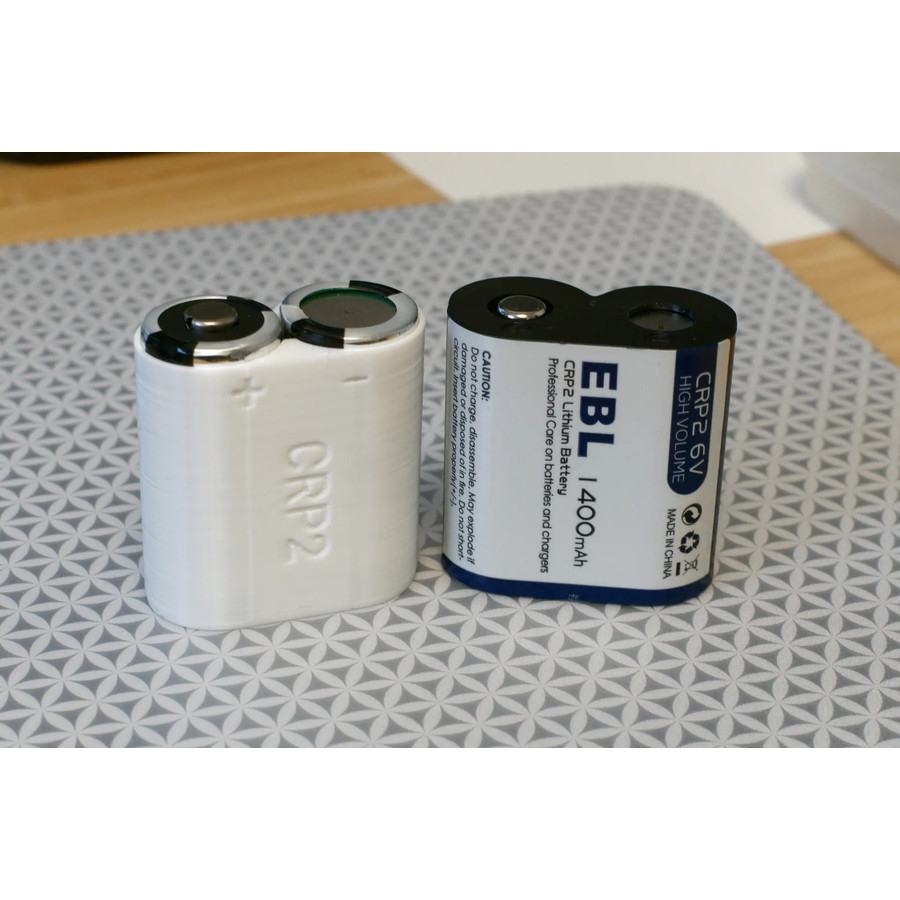 Battery CR123 to Battery CR-P2 adapter (Ubah Baterai CR123 jadi CR-P2)