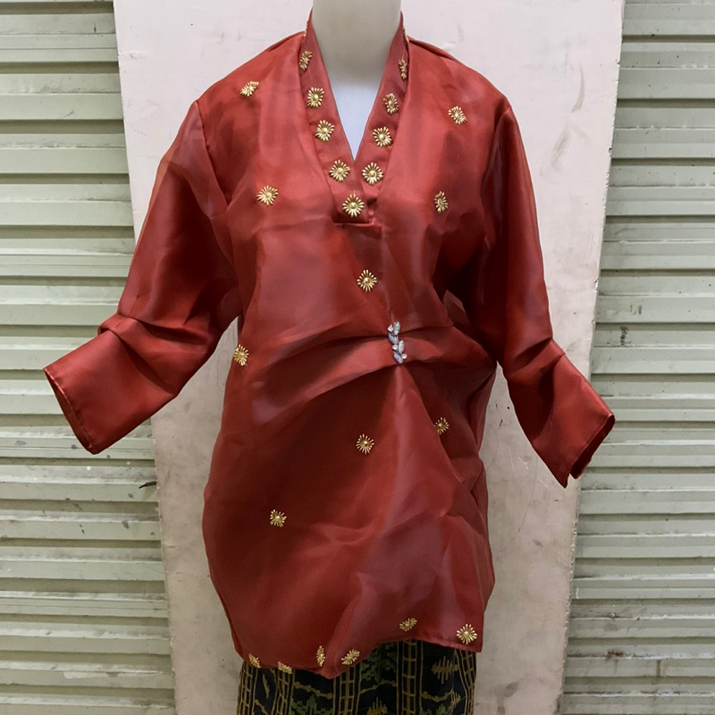 Baju bodo organdi payet bugis makassar