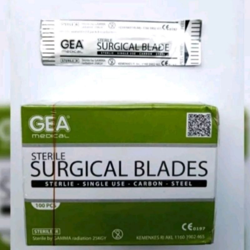 10pcs Bisturi GEA no. 10 11 12 15 20