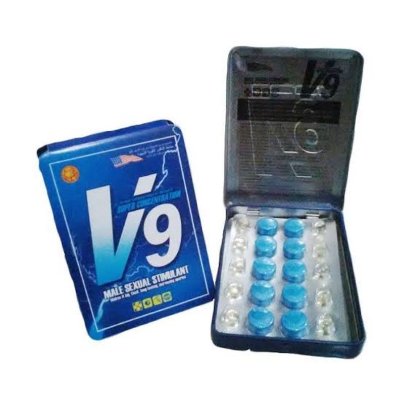 V9 ASLI ORIGINAL OBAT KUAT PRIA DEWASA TAHAN LAMA PIL BIRU ASLI ORIGINAL