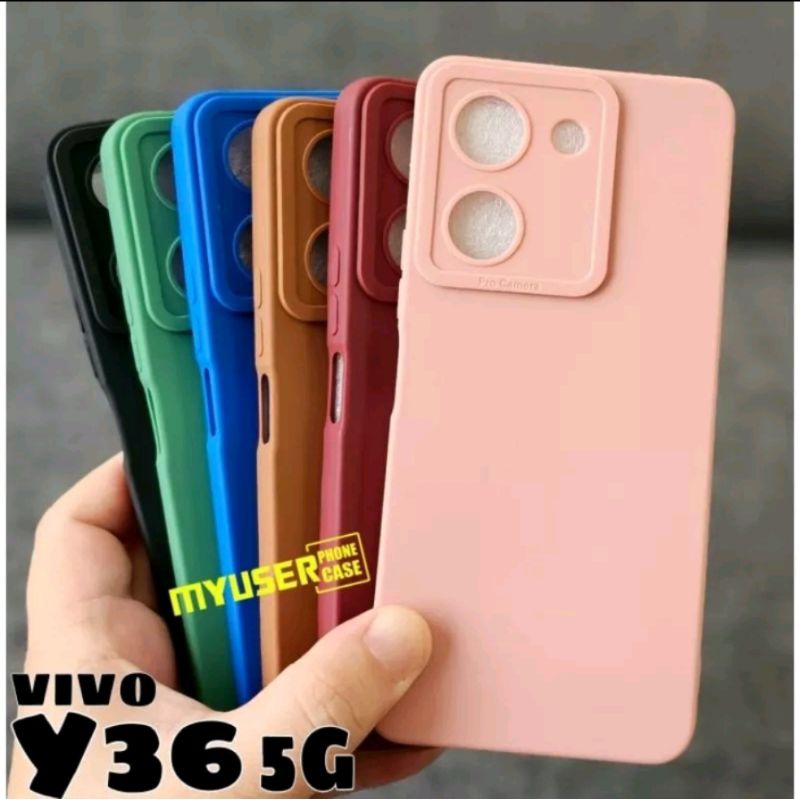 CASE VIVO Y36 4G VIVO Y36 5G SOFTCASE PRO CAMERA TPU MACARON FULL PELINDUNG CAMERA SLIKON CASING TERBARU PHONE OA