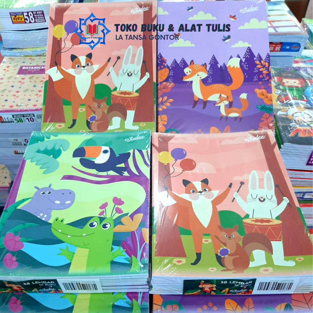 

BUKU TULIS ESTUDEE KWARTO 38/PACK