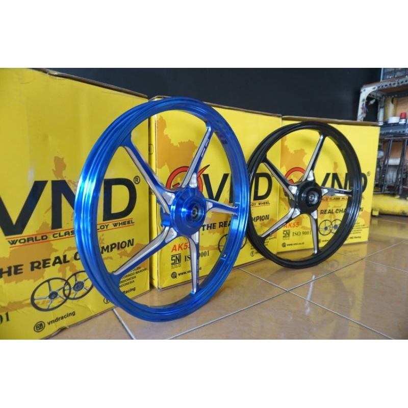 Velg vnd ak 55 LC 135,Depan 1.40x17 belakang 1.60x17 new pelek VND , velk vega jupiter z, mx old FIZ