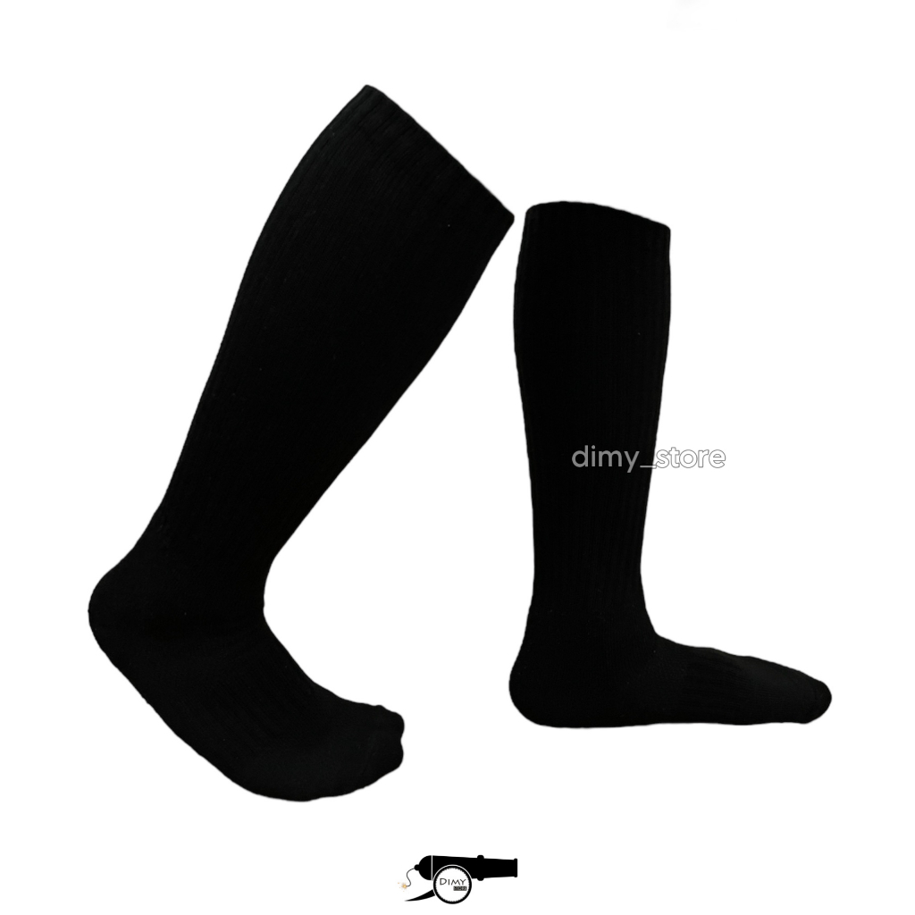 Kaos Kaki Hitam Panjang Tebal dan Nyaman Original Katun