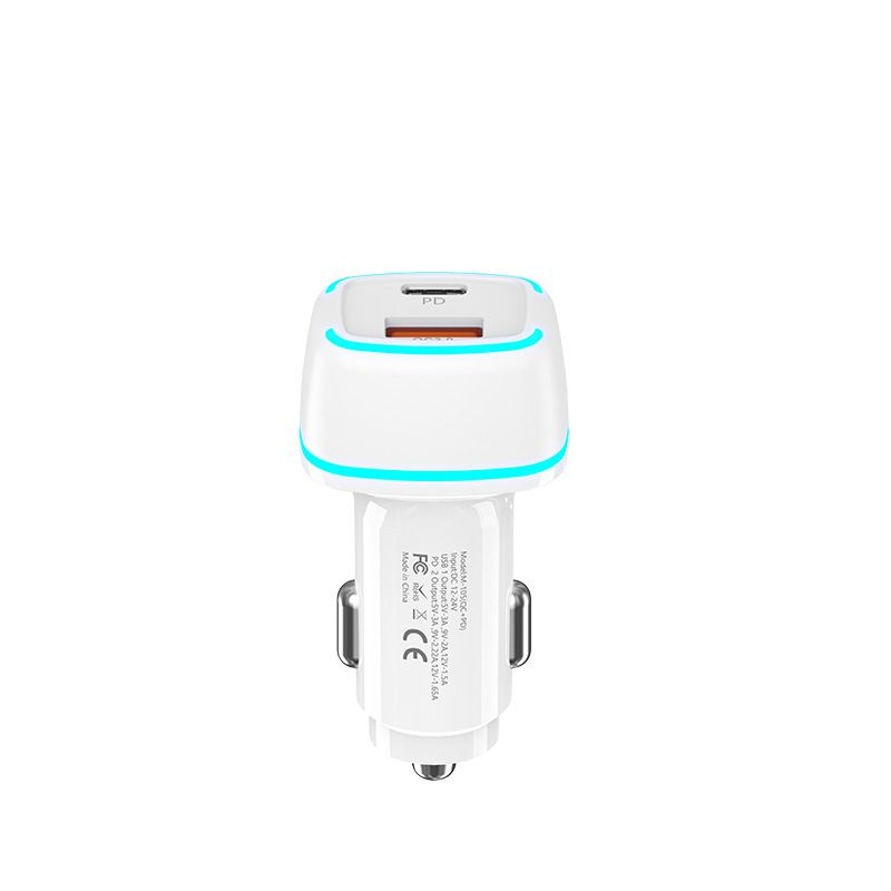 [sultan] Batok Saver vibox pd 38W Zdl-001 LED Qc 3.0A 2USB PORT A + PD C  ADAPTOR CAR CHARGER UNIVERSAL FOR SMARTPHONE