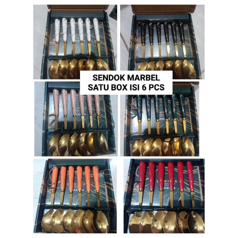 ALMIRAH 1 - SENDOK SULTAN / MARBEL ISI 6 PCS/BOX