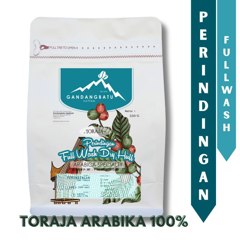 

Kopi Toraja Arabika Perindingan 250 gram Bubuk atau Biji Specialty Coffee