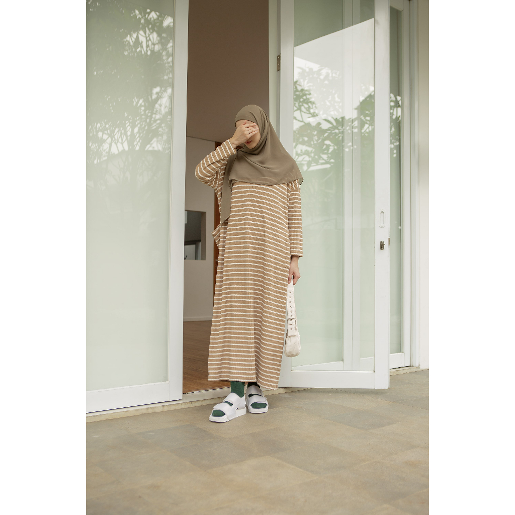 Cottoncut Mika dress Stripes Gamis wanita