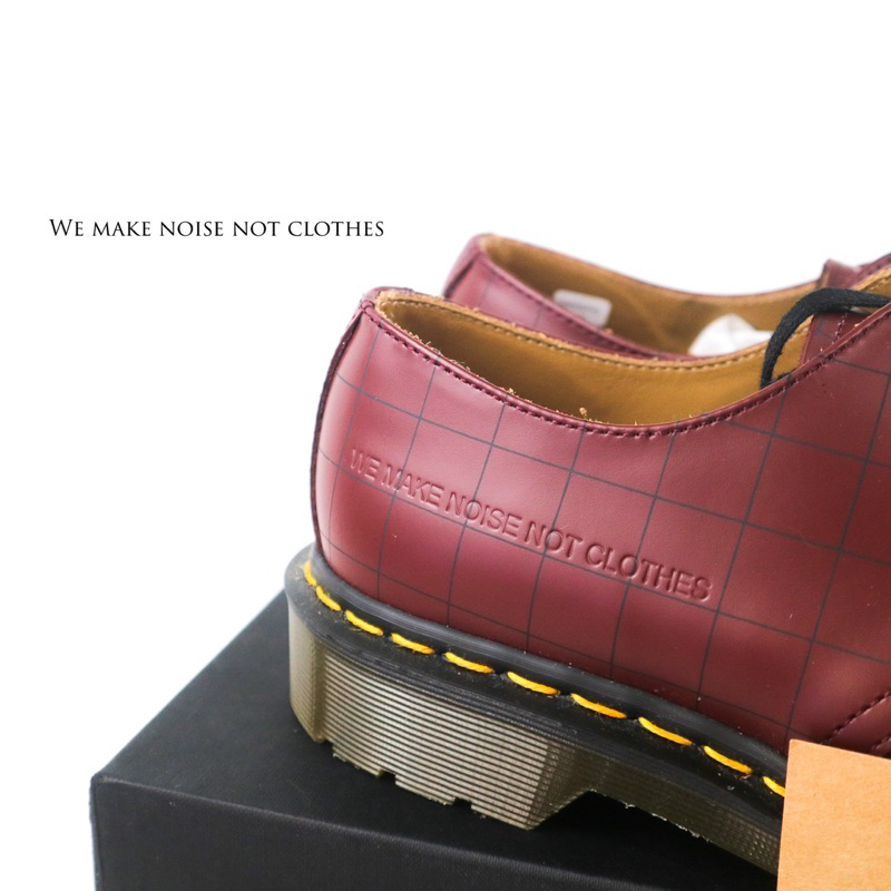 Dr martens 1461 x undercover cherry red smooth made in england 3 eye