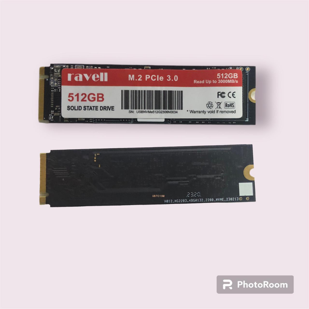 SSD M2 NVME RAVELL 512GB GARANSI 3TAHUN