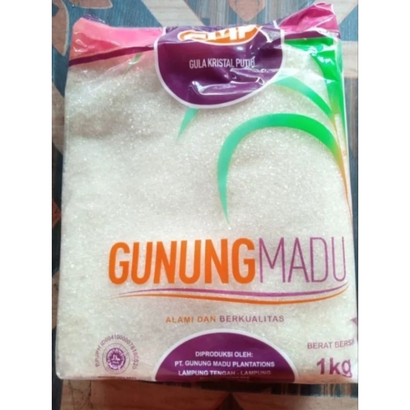 

gula pasir gmp 1kg//gula gunung madu 1kg//gula pasir putih gmp 1kg