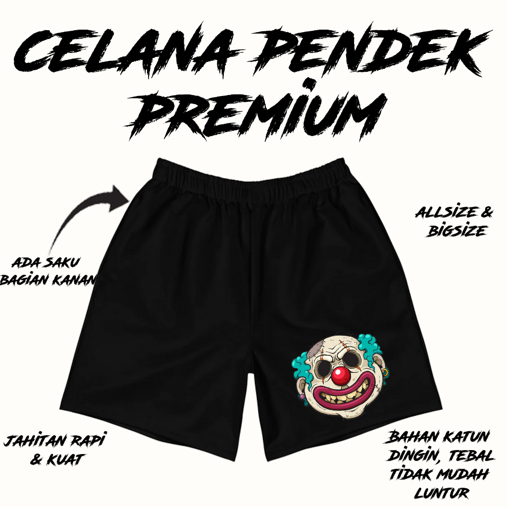 CELANA PENDEK DISTRO BOXER PREMIUM SERIES JOKER UNTUK PRIA WANITA