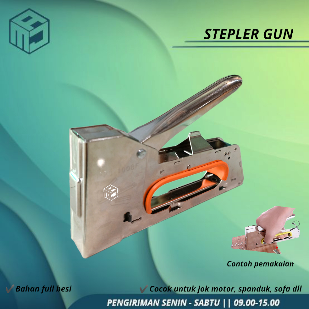 

Stapler Tembak Staples Hecter Gun Tacker Pengokot Cekrekan Berkualitas