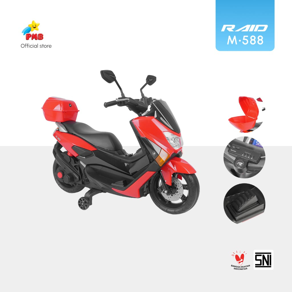 PMB Mainan Motor Anak Aki M-588 - Sepeda Motor Anak