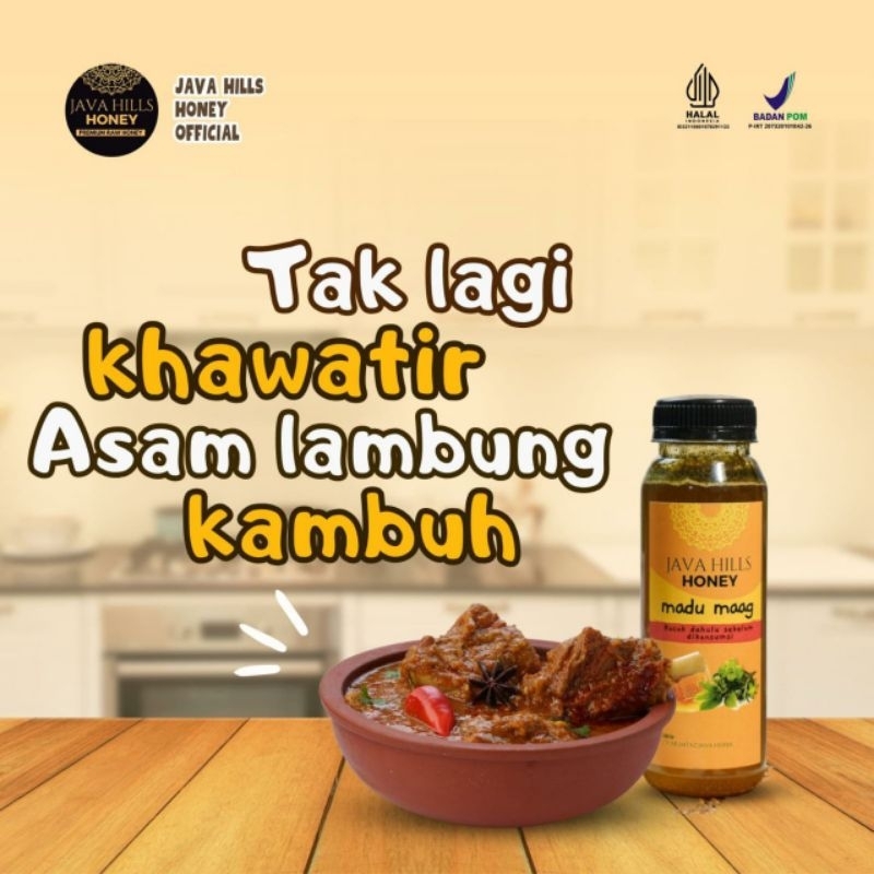 

MADU MAAG JAVA HILLS HONEY ( asam lambung, gerd