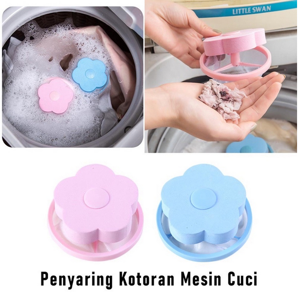 (BOSS) KANTONG FILTER MESIN CUCI - PENYARING KOTORAN MESIN CUCI / BUNGA LAUNDRY FILTER BAG