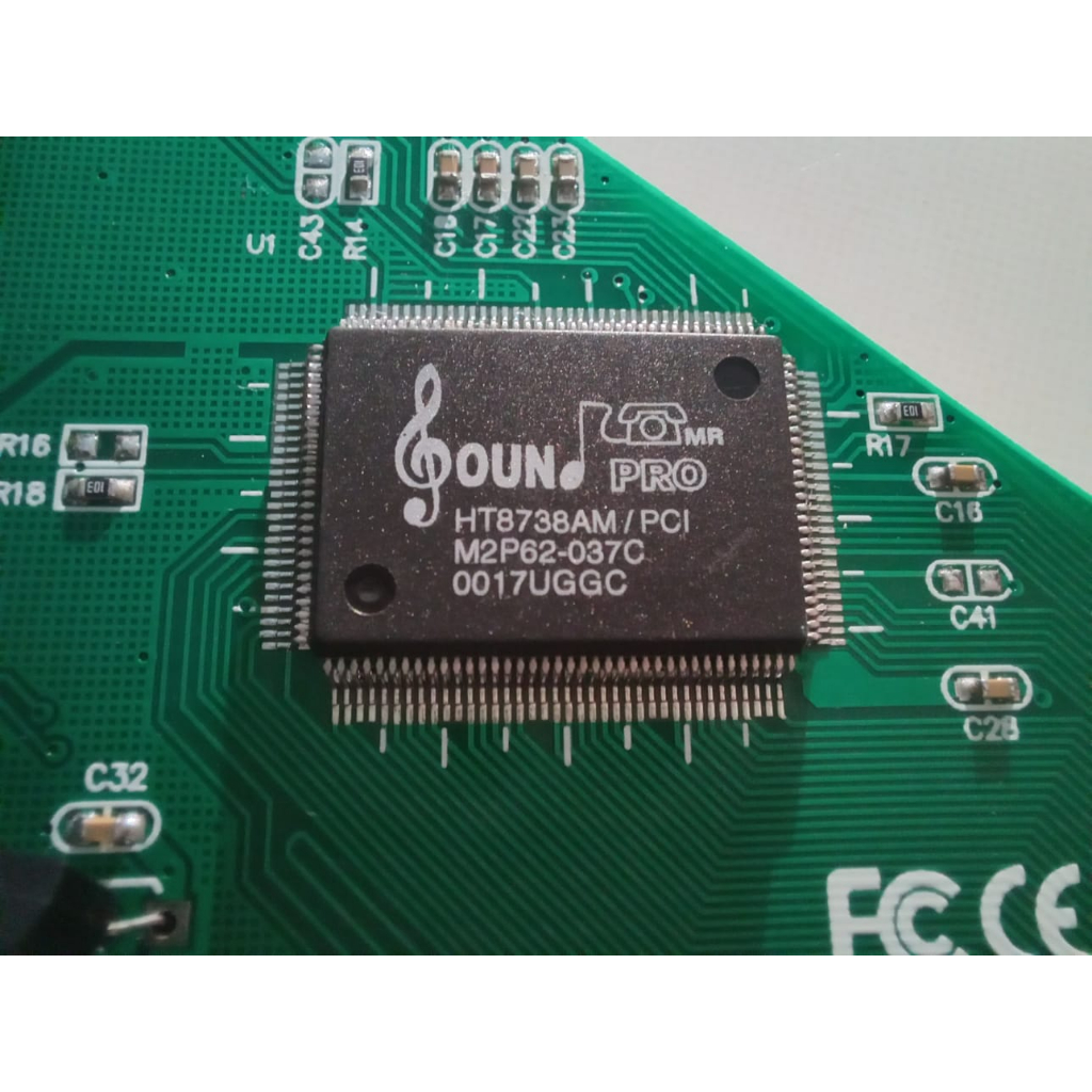 PCI Soundcard JST chipset 8738